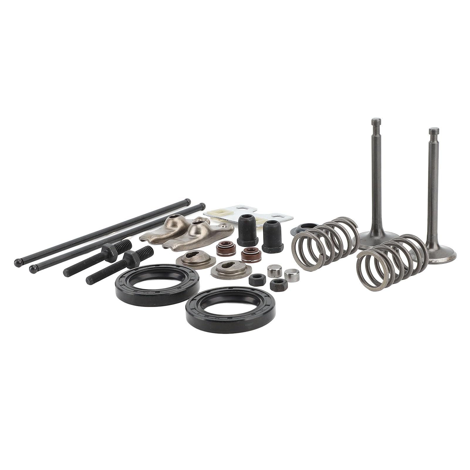 Set Aste di Spinta della Valvola, Set di Bilancieri con Piastra Guida in Metallo 24 Pezzi per Motore GX340 GX390