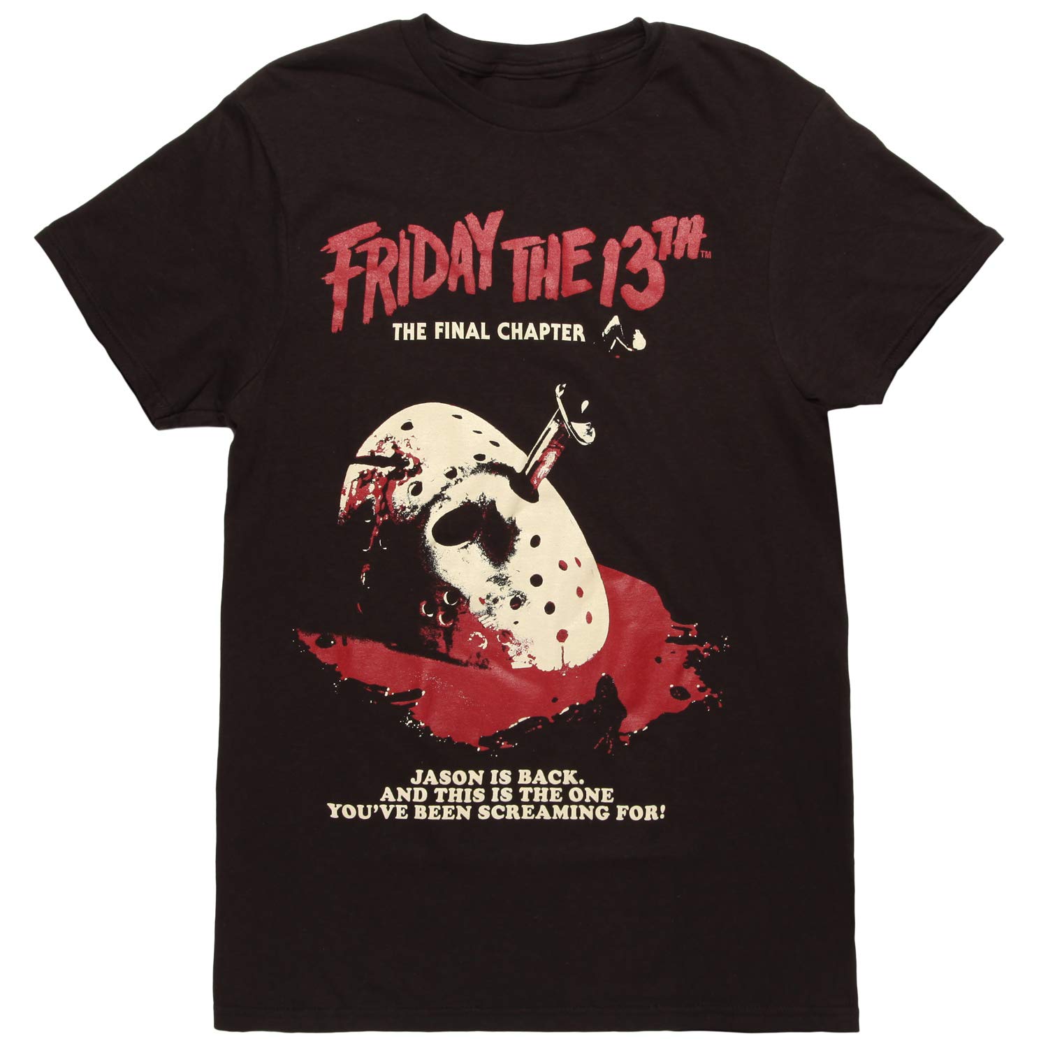 Bioworld Friday The 13th Final Chapter Poster Men's Black T-Shirt