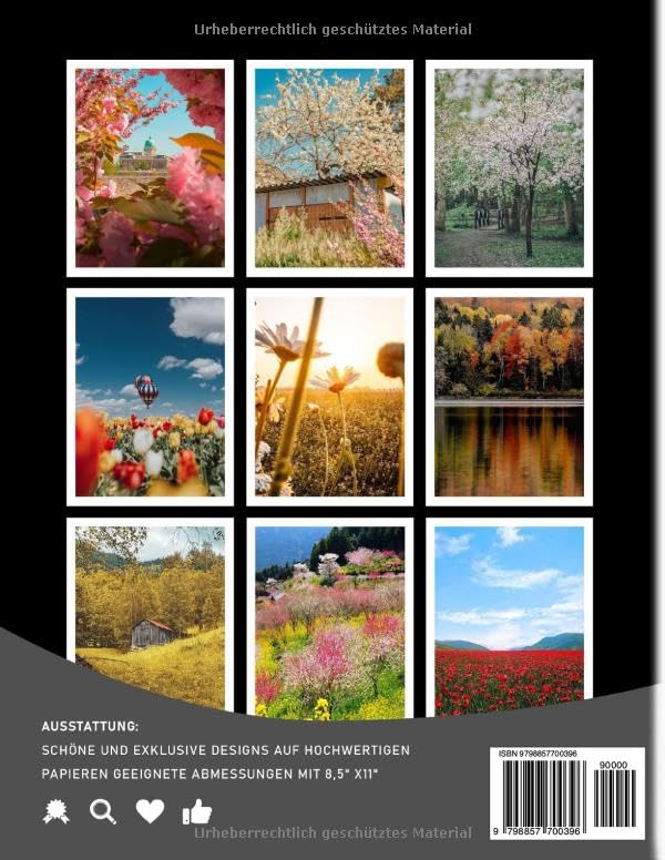 Miniatura 2 de VIER JAHRESZEITEN Fotobuch Wetter in Seasonal von Fotografie für Liebhaber Dekor als Geschenke Mit über 40 Seiten hochwertigen Bildern zur