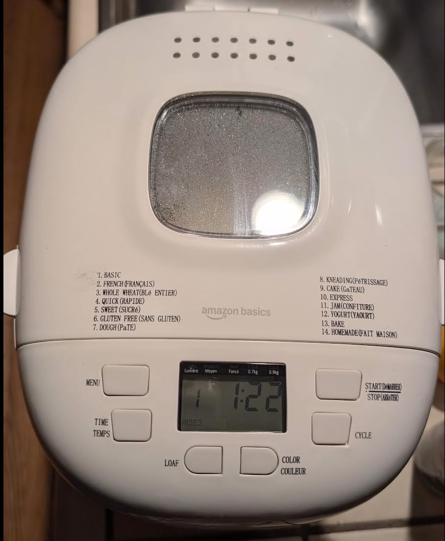 Amazon Basics bread maker programmable product image 4