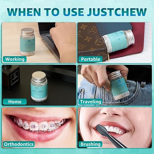 Miniatura 7 de Tabletas de pasta de dientes, nanohidroxiapatita, sin flúor y plástico, ecológico y apto para viajes, pasta de dientes blanqueadora natural,