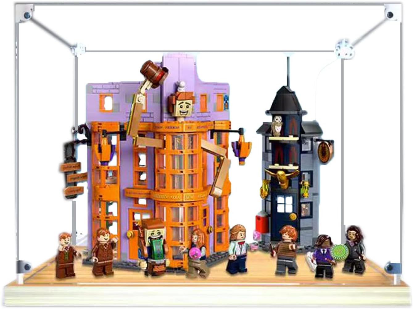 Acrylic Display Case for Lego 76422 Harry Potter Diagon