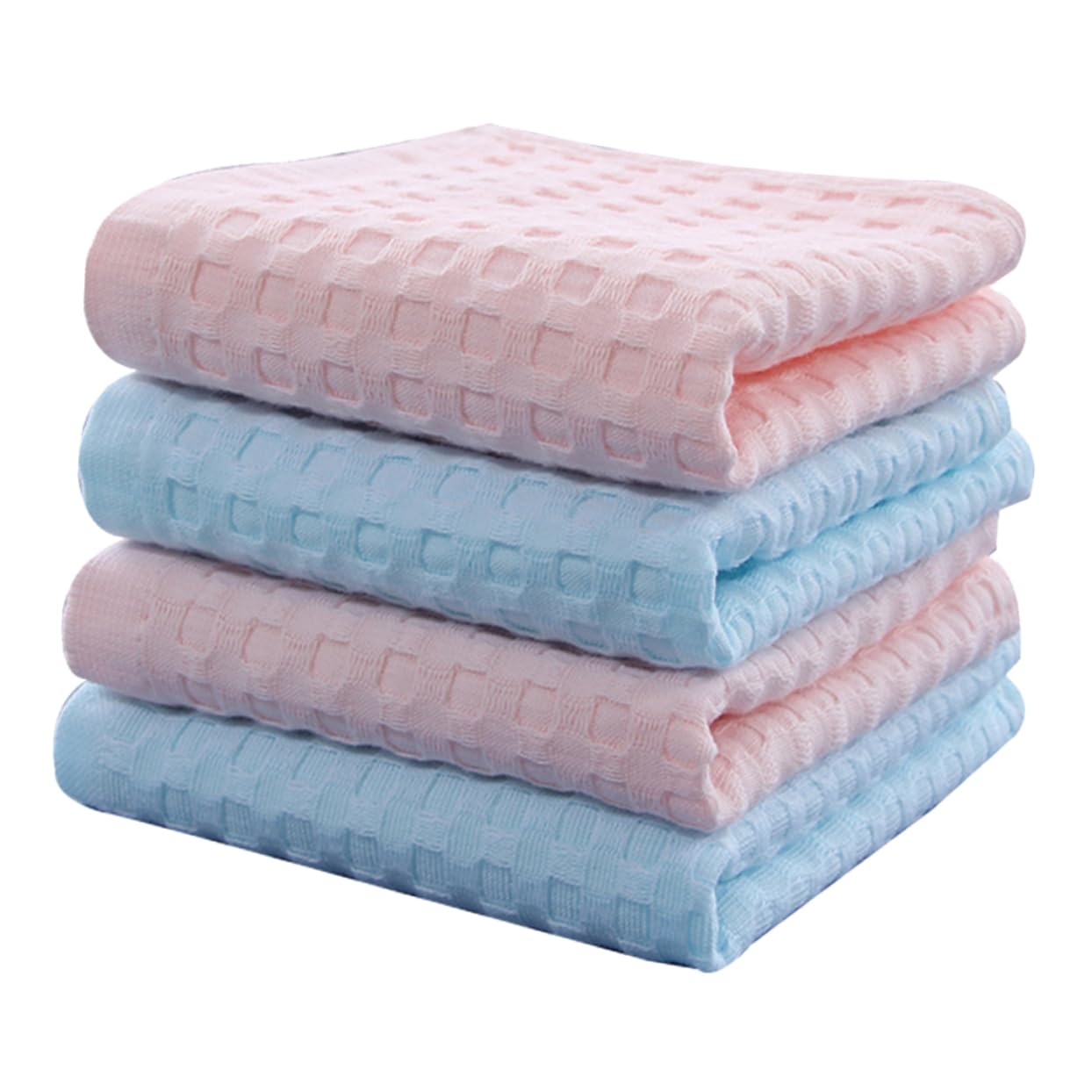 Paño facial WOONEKY de algodón puro, toalla desmaquillante de baño duradera