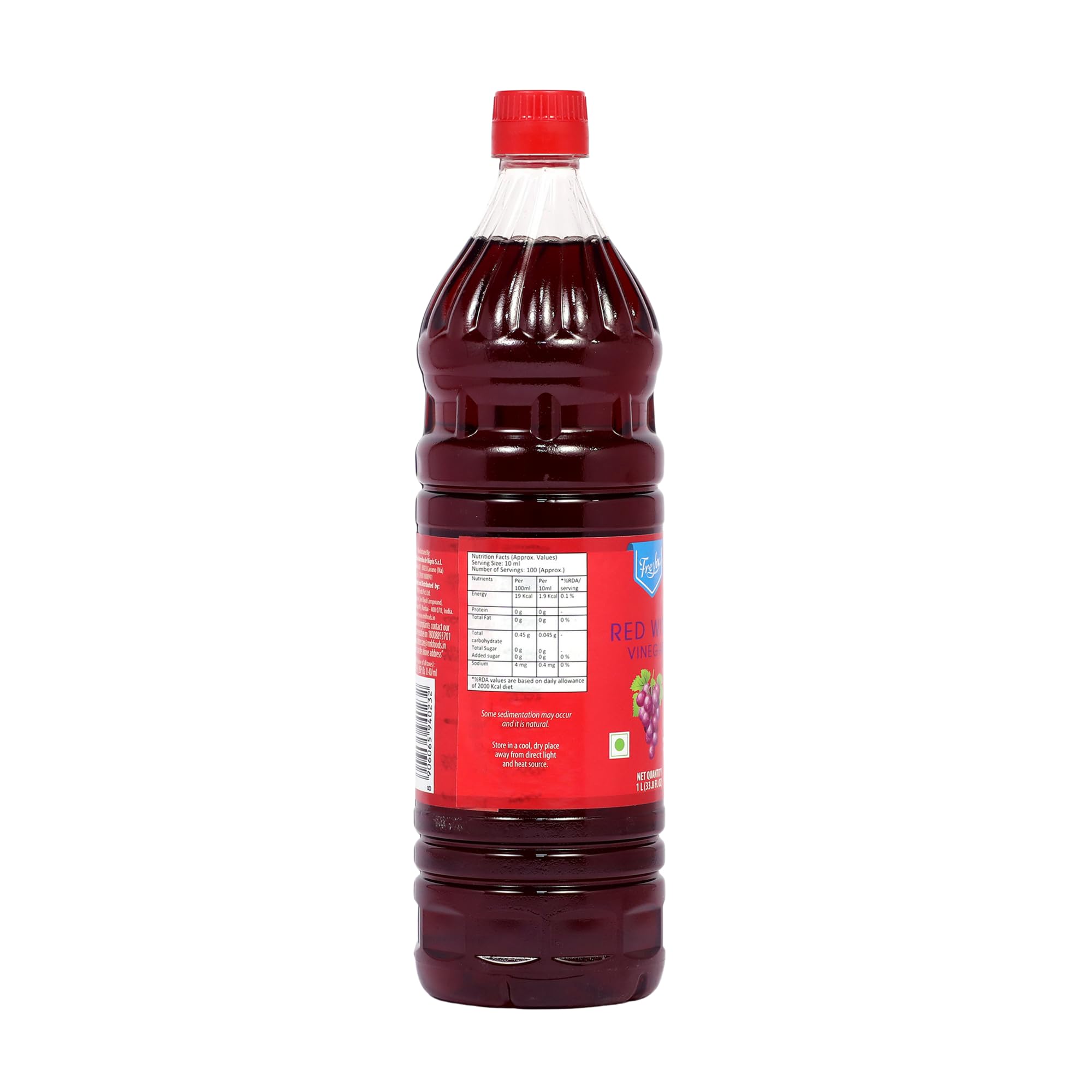 Freshos Red Wine Vinegar, 1 L, White & Red, Medium - Image 2 thumbnail