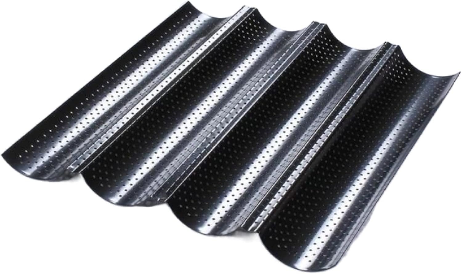 Cake Tin， Non-Stick Cake Mould, Baking Tools Baking Mold,Cake Mould,Baking Baking Tray Metal Baguette Pan French Bread Mold Loaf Tin Nonstick Cake Pastry Tools Waves Cake Bread Baking Tray Toaster 1Pc