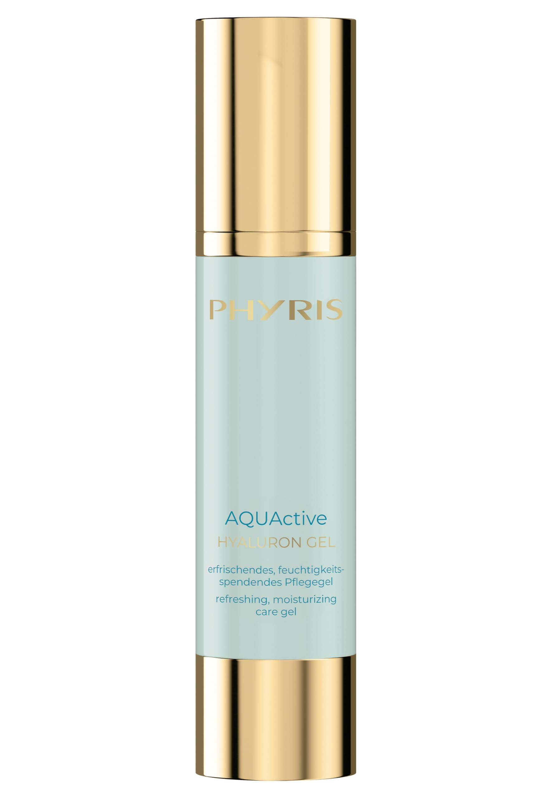 PHYRIS AQUActive Hyaluron Gel idratante viso 50 ml | Con acido ialuronico, gel rinfrescante per pelli normali, miste e grasse, cura rinfrescante per 24 ore