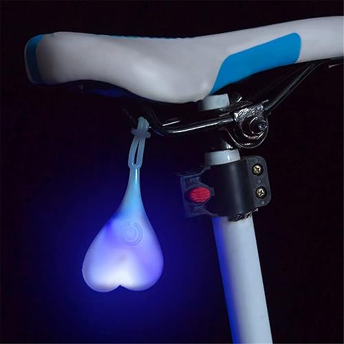 Miniatura 7 de Reflectores de bicicleta LED Luces traseras de bicicleta Noche Esencial Ciclismo Bolas de Ciclismo Luz trasera Asiento trasero Lámpara de huevo
