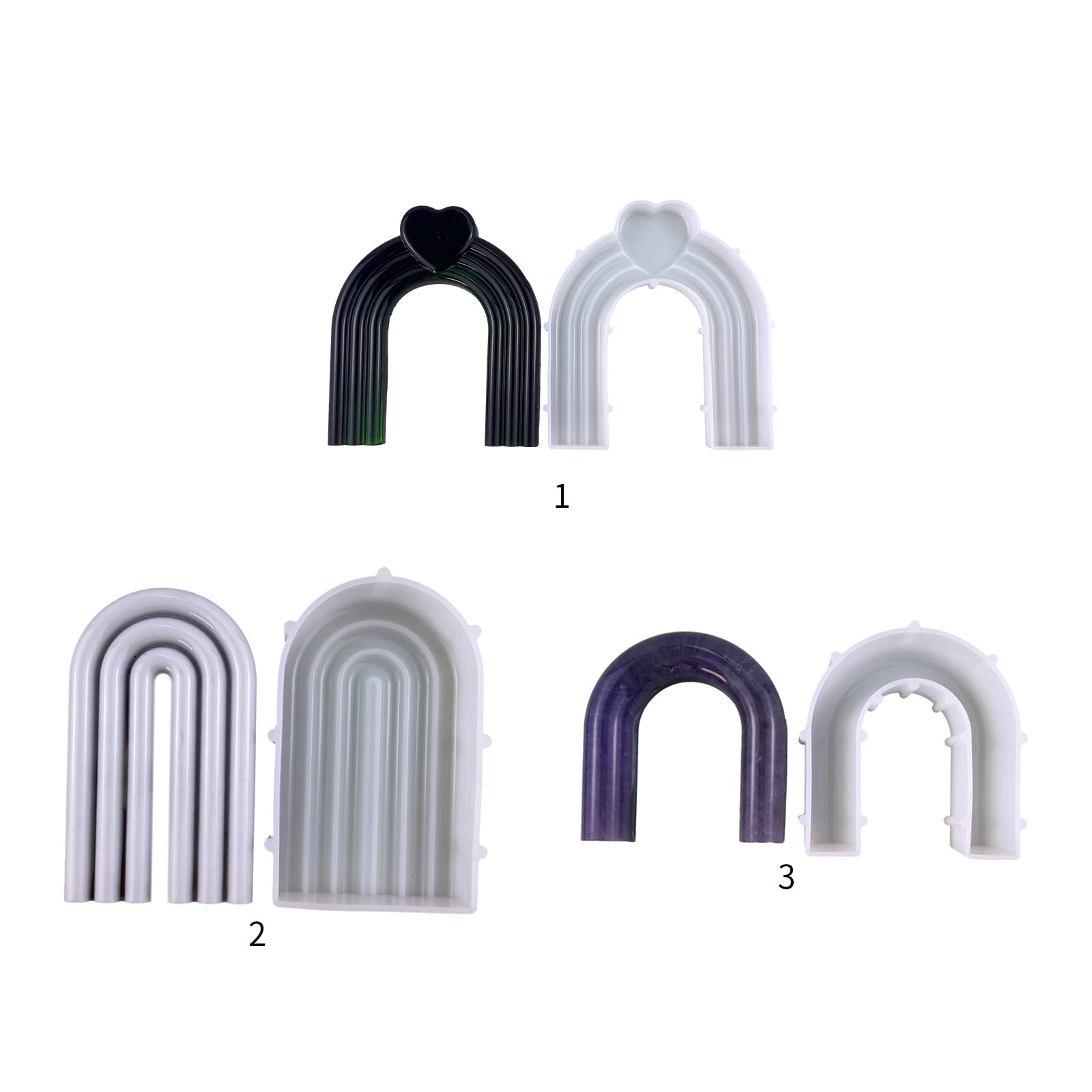 Stampo in silicone a forma di arco profumato stampo ornamento da tavolo strumenti per intonaco forniture antiaderenti