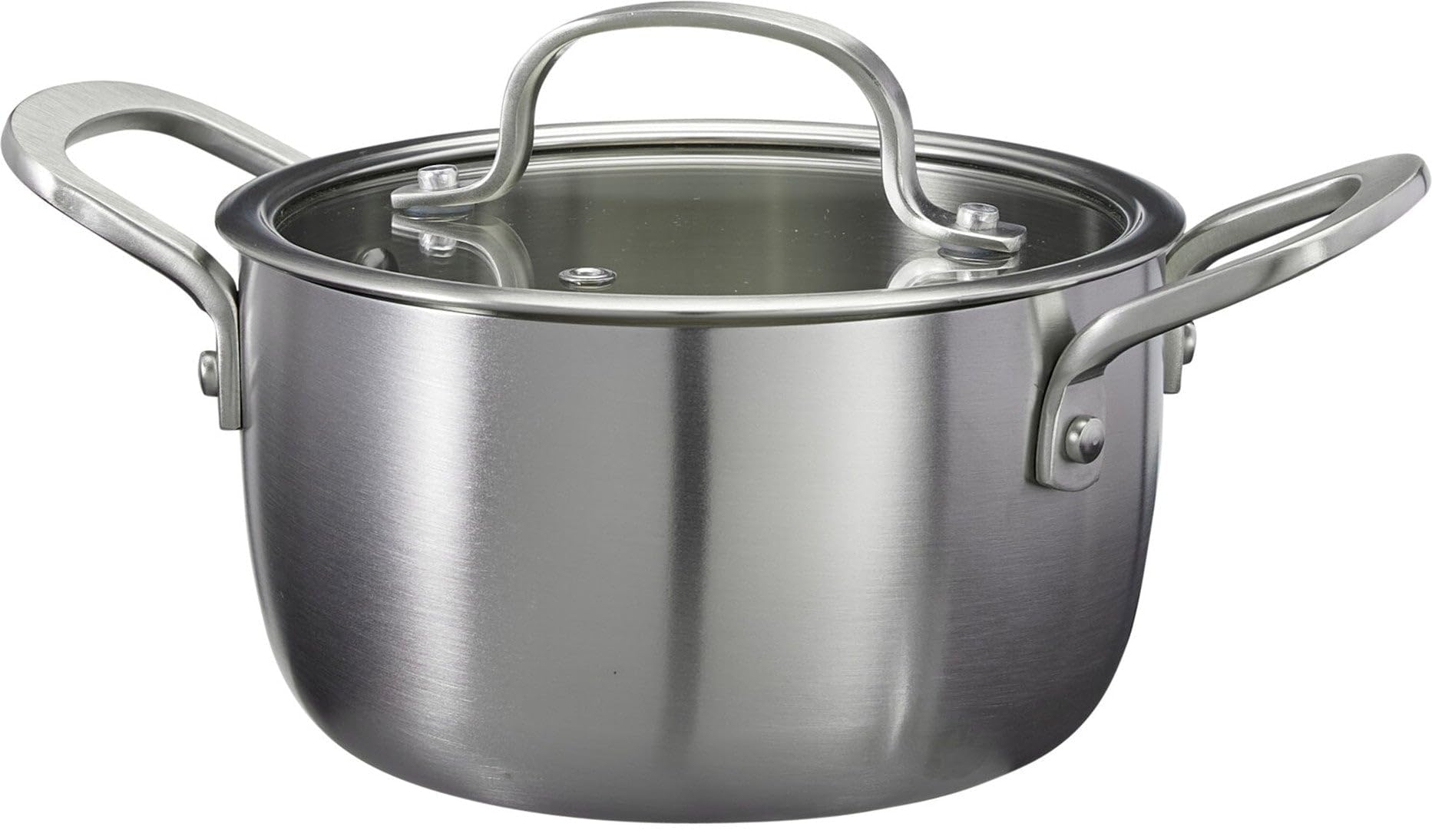 Cookinglife zestaw garnków Signature Steel 4-częściowy zestaw garnków ze stali nierdzewnej – garnek do gotowania ø 16, 20 i 24 cm i rondel ø 17,5 cm – nadaje się do wszystkich rodzajów kuchenek