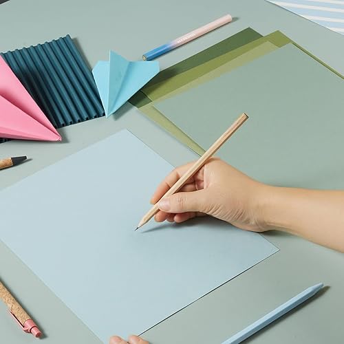 Miniatura 10 de 30 hojas de papel de cartulina de color tierra de 8.5 x 11 pulgadas, tarjetas de papel grueso de 250 GSM para fiestas de cumpleaños, invitaciones,