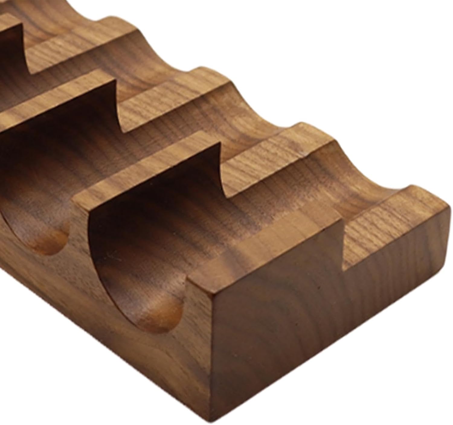 Wood Sushi Holder Taco Rack Tray Plate 5 Grid Japanese Sushi Hand Roll Holder Serving Board for Restaurant Gatherings Kitchen