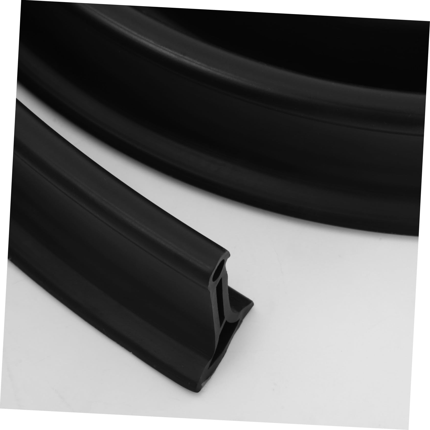WOONEKY Barrera Agua Autoadhesiva Silicona Tira Sellado para Ducha Baño Cocina Protección Suelo Separación Seca Húmeda Moldeado Seguro