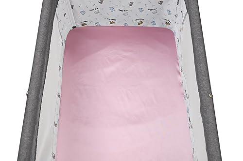 Miniatura 5 de Juego de 3 sábanas de satén para moisés, ideales para cabellos de bebé, suaves y sedosas, cómodas, para colchón rectangular ovalado de reloj de