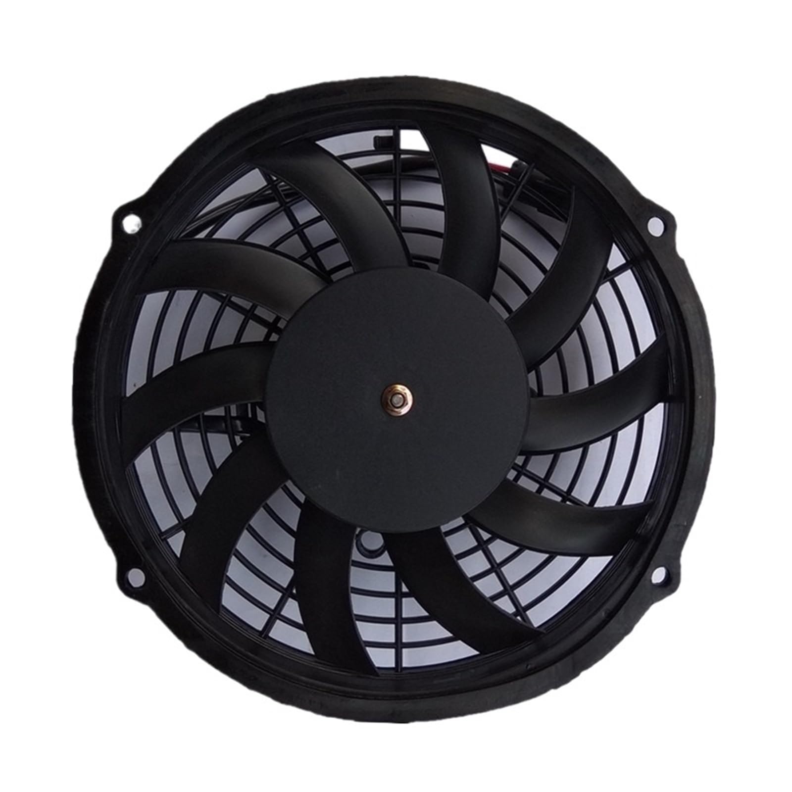 Moteur de ventilateur de chauffage Ventilateur de refroidissement remplacement, ventilateur radiateur pour bus et camion réfrigéré, 9 pouces, 160w, 3300 tr/min, étanche IP68(24v Blowing)