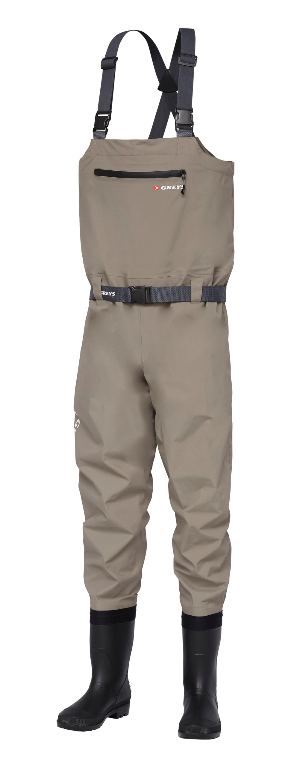 Greys Fin Bootfoot Hengelsportbroek | Ademend Waterdicht Fly & Jacht Borstbroeken voor Rivier, Meer en Kust | Geïntegreerde Laarzen | Verstelbare Bretels | XL | UK 9,5-10,5 | EU 44/45