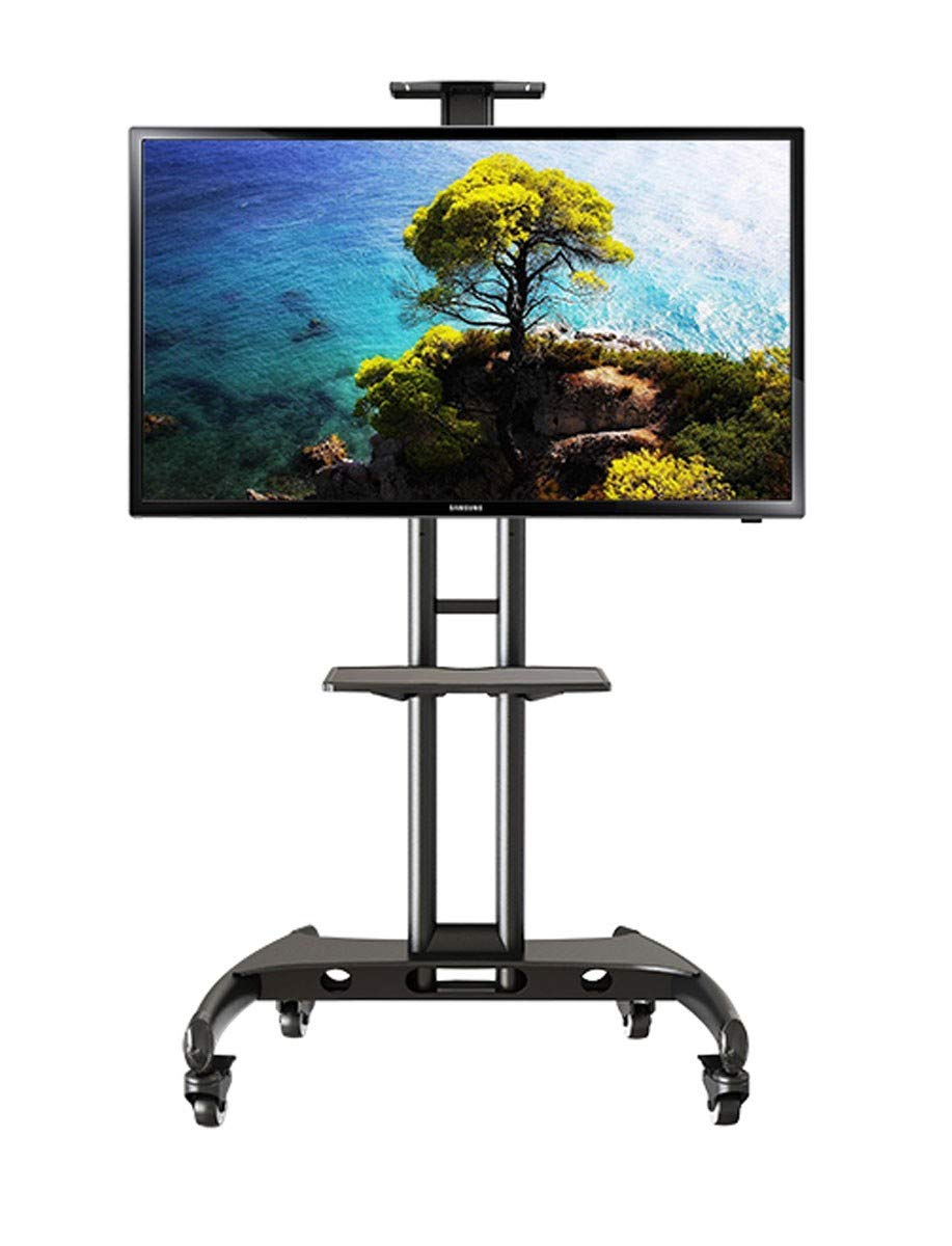 Boost Industries AVC3265ii Universal Multi-Functional Mobile TV Cart Stand for 32" to 65" TVs - Supports up to 100lbs (Cleaner Included. Samsung, LG, Sony, Vizio, Haier, Insignia)