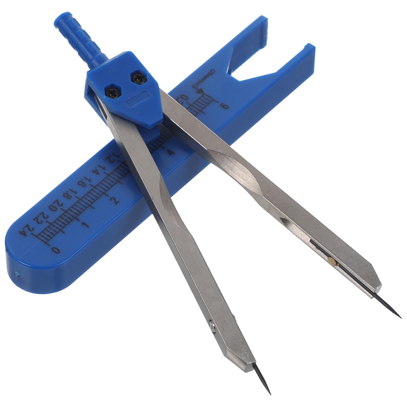 iplusmile Caliper - Caliper de metal para de freno de, medidor con regla, herramienta de medición para medir electrocardiografía (azul)