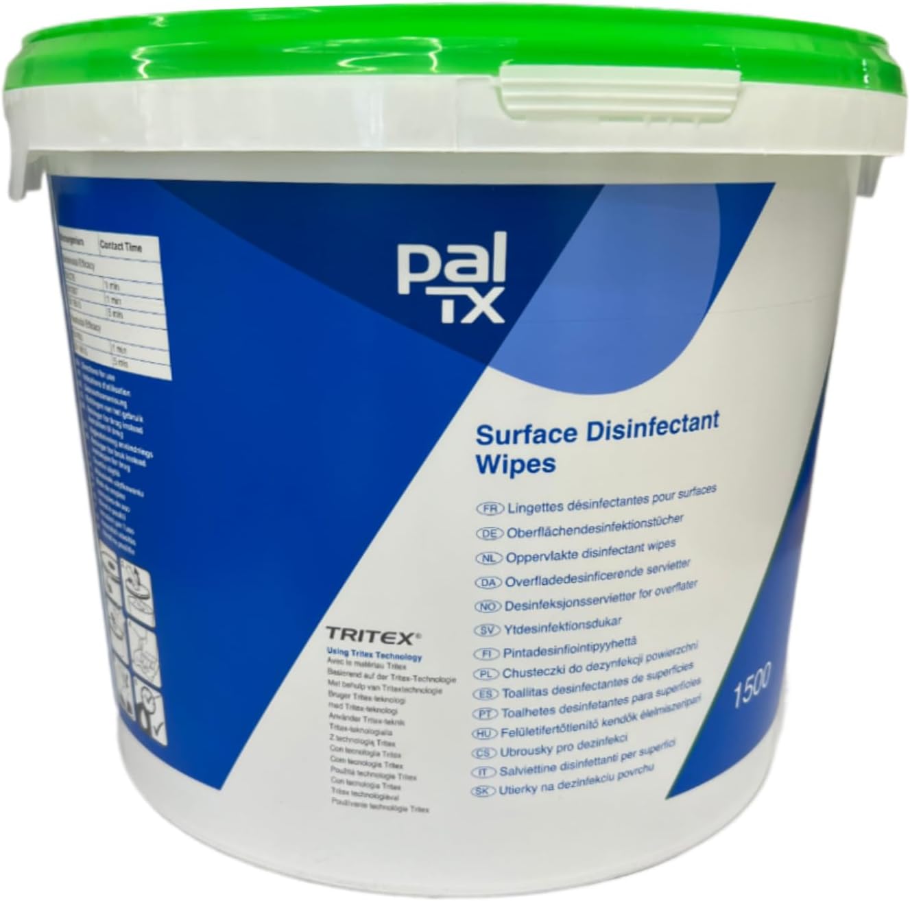Pal TX Surface Disinfectant Wipes (Tub of 1500 Wipes) Amazon.co.uk Business, Industry & Science