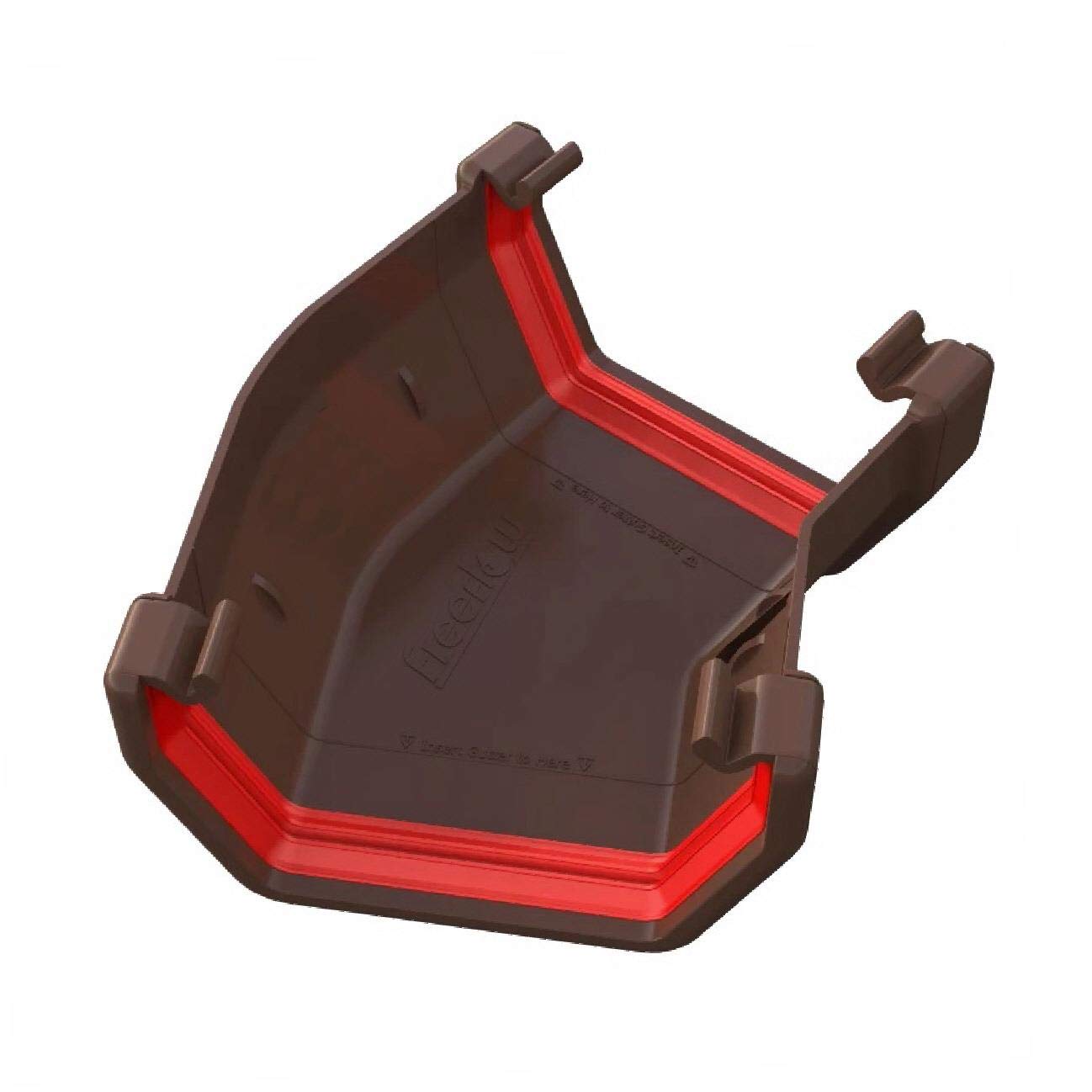 Freeflow Brown Square Gutter 150 Degree Angle Joint, 114Mm Rain Water Systems