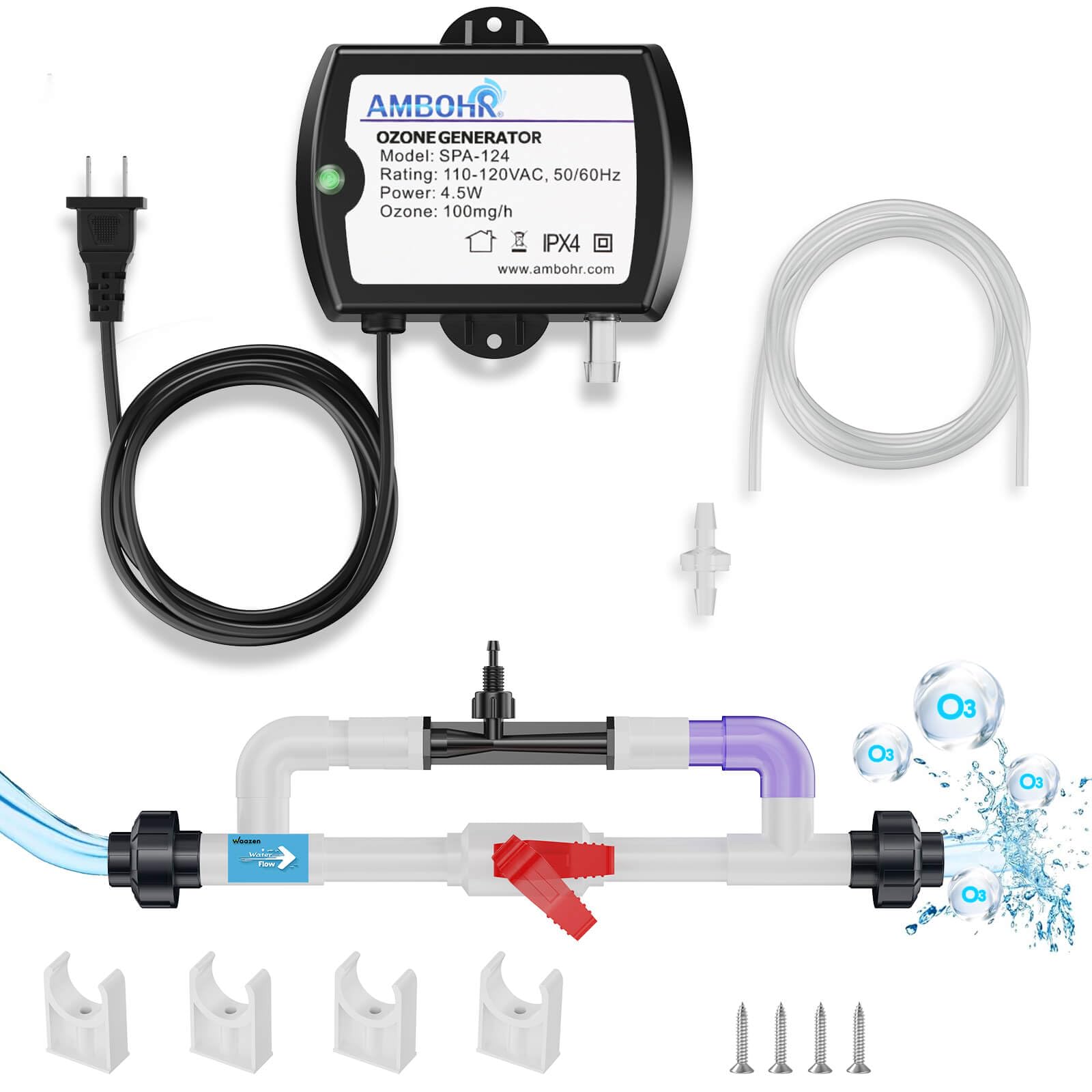 OZ. – Ozone Amazon.com: Venturi Ozone System and Ambohr Spa 124 Ozone