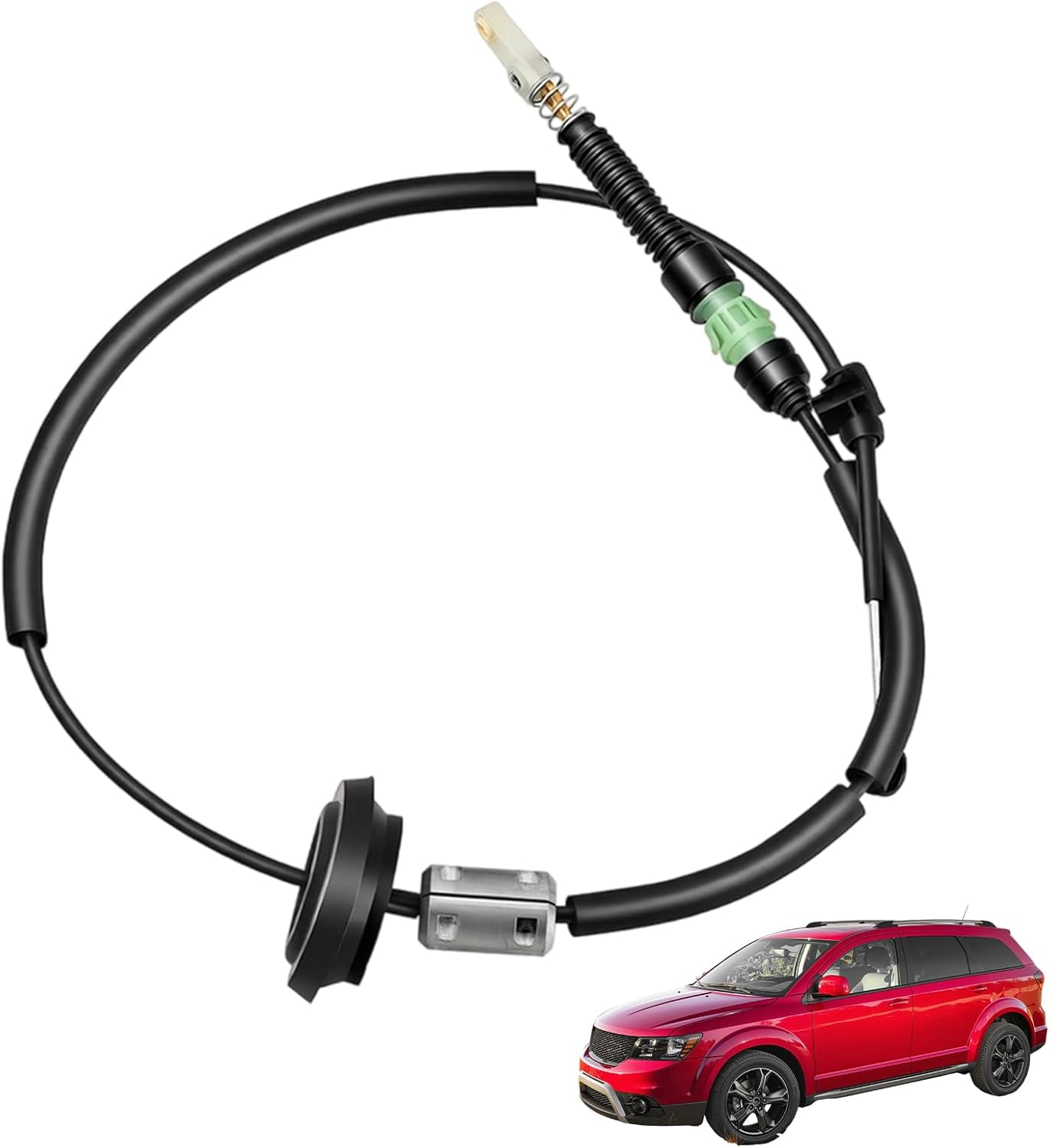 4721940AE Transmission Gearshift Control Cable Compatible with Dodge Journey 2011-2020, Sport, R/T, Crossroad, SE, SXT, GT, SE Value, 2.4L 3.6L, Replaces OEM 4721940AE Transmission Cable