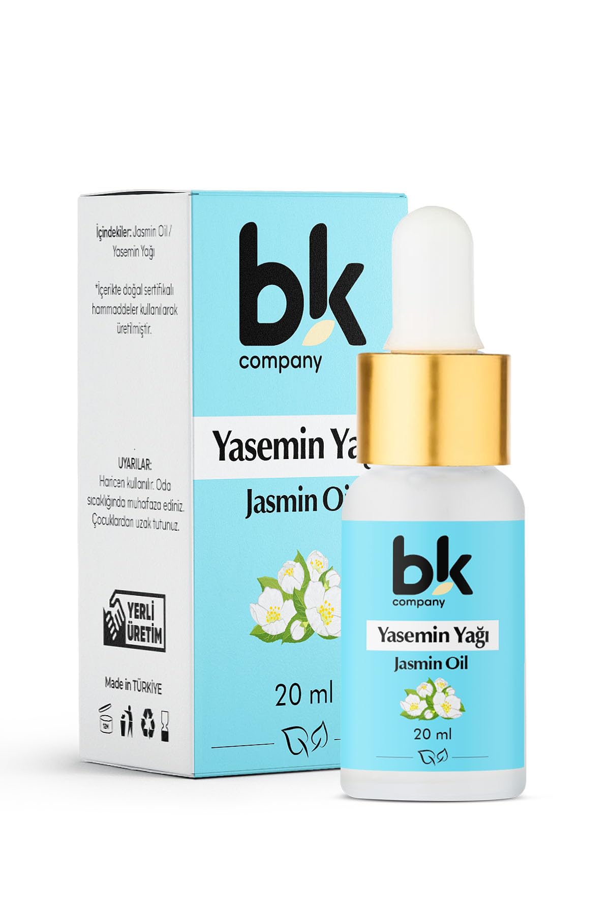 Yasemin Yağı%100 Saf - Duygusal Denge, Cilt Bakımı Ve Aromaterepi Serum 20 ml