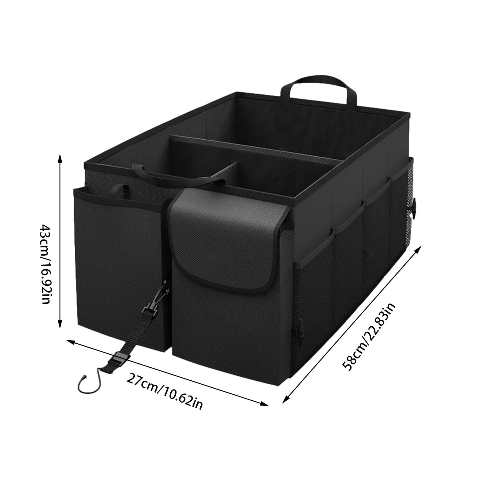 Camping Opbergdoos Opvouwbaar Multifunctioneel Ruimtebesparend Plastic Diversen Opbergers Auto Backup Organizer Draagbare Hoge Capaciteit Doos kopen vanaf een prijs van 65