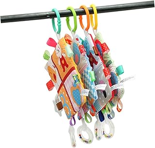 Hohopeti Carrinho De Criança Livro Macio Livro De Pano Animal Brinquedos Calmantes Brinquedos Para Crianças Brinquedo De Aprendizagem Educacional Livro De Pano Para Crianças Livro De Pano