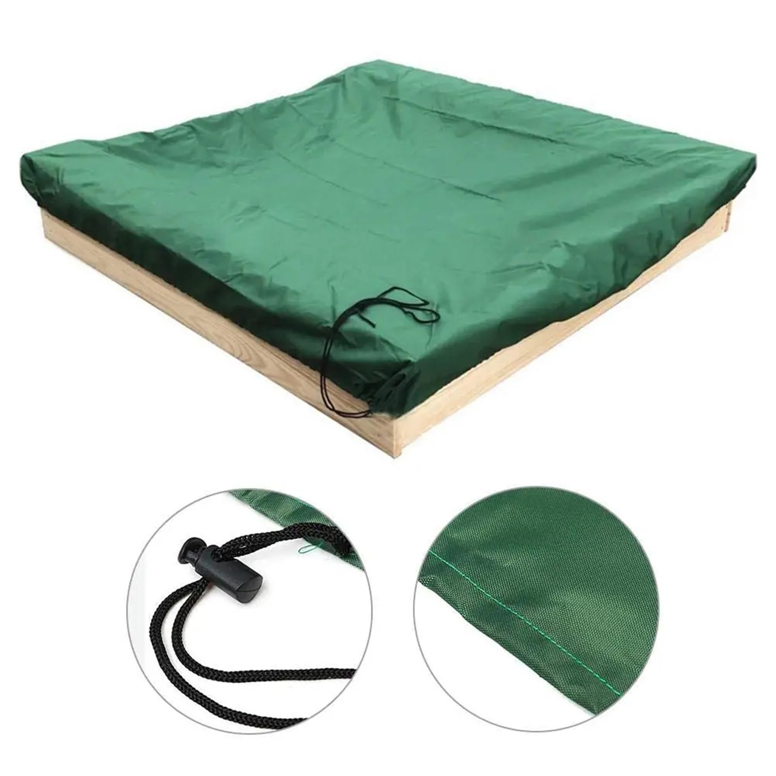 Protezione Antipolvere Quadrata Impermeabile con Copertura da Giardino con Coulisse per Il Giardino del Patio(Green (Hexagon),180x180cm)