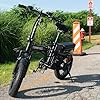 Tomofree T1 1500W Folding Electric Bike, 48V 20AH, 16''x 3'' Fat Tire, 50Miles, 31MPH, 330lbs Load Ebike for Adult, Adult Electric Bicycles for Commute, Off-Road Tire #2