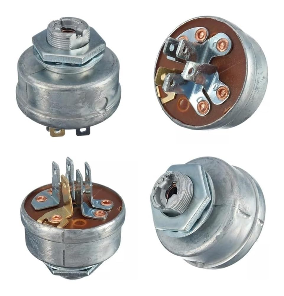 Interruptor de Encendido de cortacésped de Montaje con Llave Tractor 5 terminales compatibles con componentes 725-0267 5065587-01