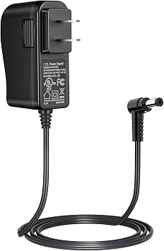 DC 9.5V 1A Power Supply Adapter for Casio Piano Keyboard SA76 SA77 SA46,Casio ADE95100LU Replacement Power Adapter,6.6FT,UL Listed