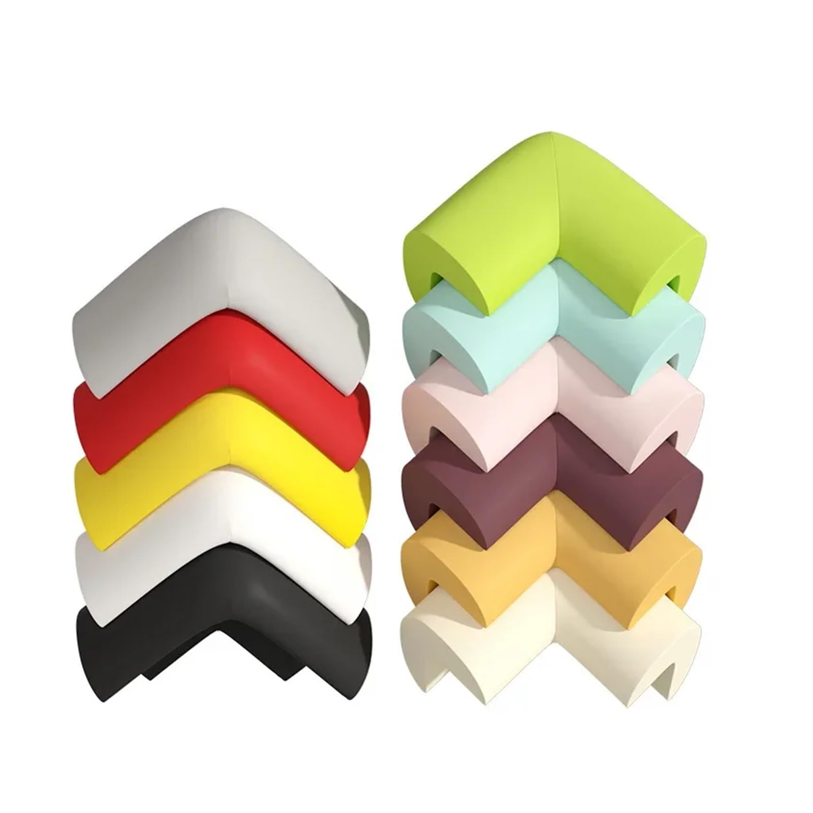 Protectores de Esquinas para mesas, Seguridad Infantil, 8 Piezas, protección Suave para Muebles, 5,5 x 5,5 cm.