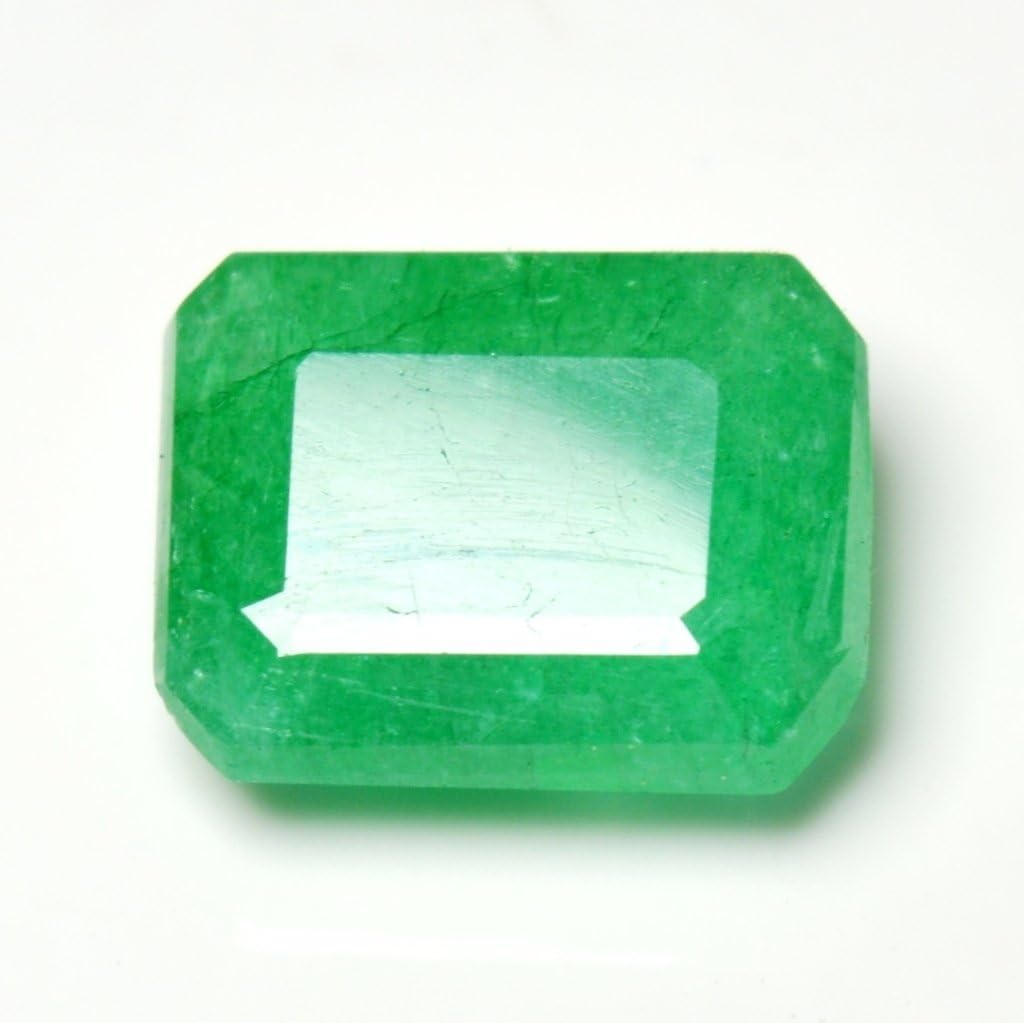 Natural Genuine Emerald Loose Gemstone 7.6 Carat Square Shape May Birthstone with Wholesale Price