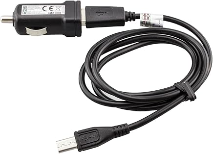 caseroxx Cargador de Coche Micro USB C?ble para Doogee S60 Lite, Cable Cargador Adaptador para Cargar el m?vil con Encendedor de cigarillos o Enchufe de 12 V