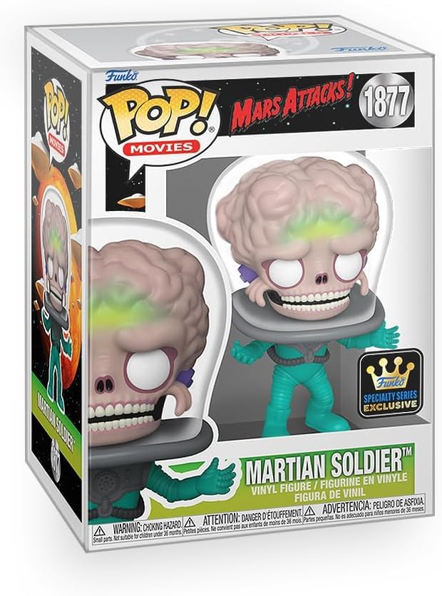 Figurine MARS ATTACKS Martian Commander Mezco Topps 50 Years of Mayhem