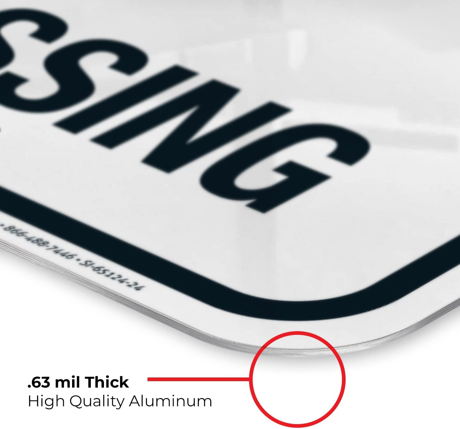 End of Trail Private Residence Beyond This Point with Do Not Enter Symbol Sign, 18x24 Inches, Rust Free .063 Aluminum, Fade Resistant, Made in USA