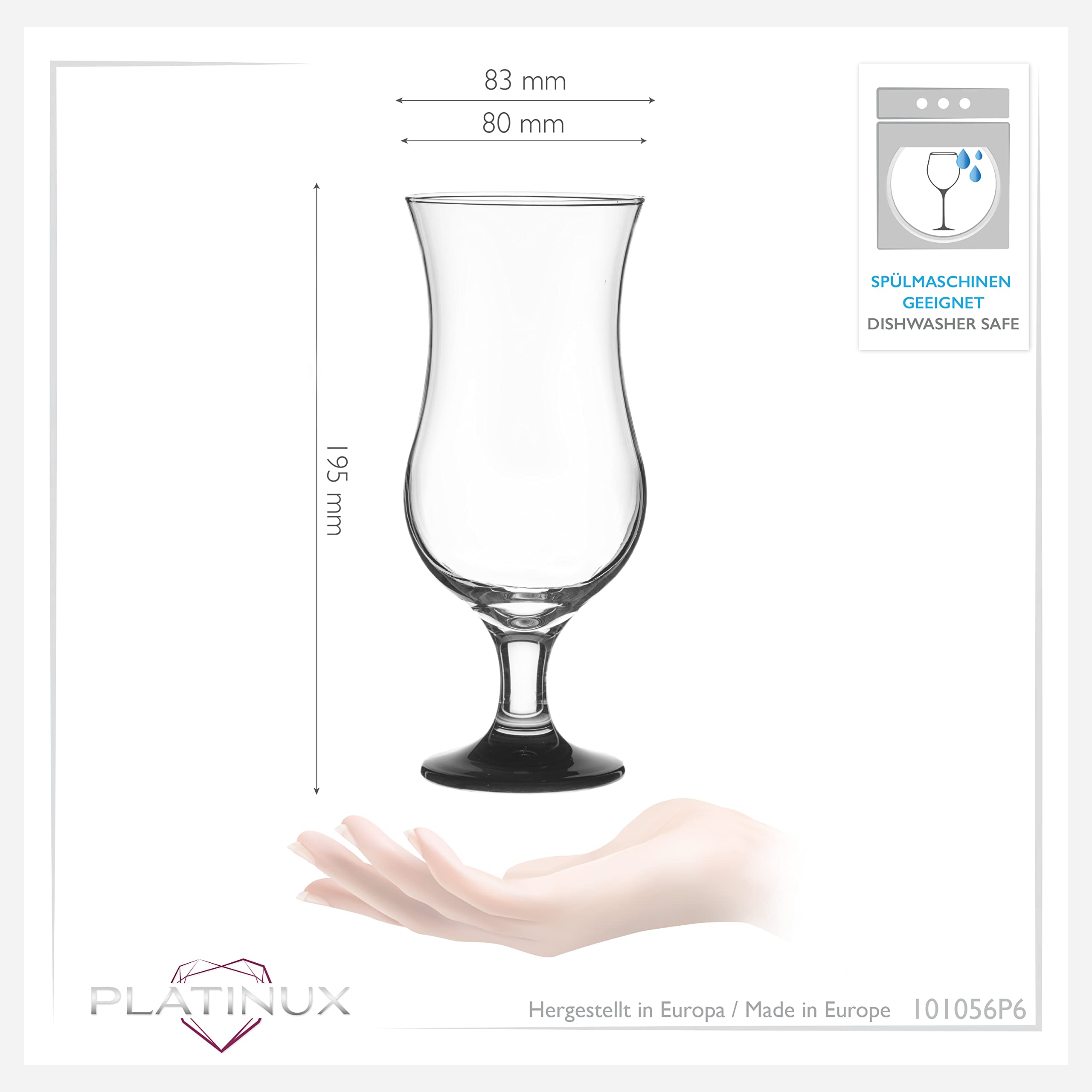 6 Bicchieri Tritan Longdrink: Standard Professionale Infrangibile