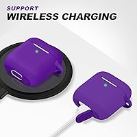 Vista 274 de Funda para AirPods Pro con kit de limpieza, funda de silicona suave para Apple AirPod Pro de 1ª/2ª generación, accesorios de funda AirPods Pro/Pro 2