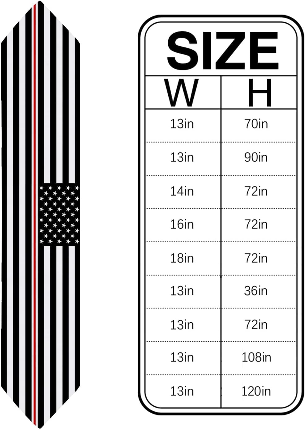 Z&L Home National Day USA Flag Burlap Table Runner,Black Stripe Star Table Runners,Cotton Linen Plaid Dresser Scarves for Farmhouse Kitchen Dinning Party Holiday Decor Outdoor 60 inches Long