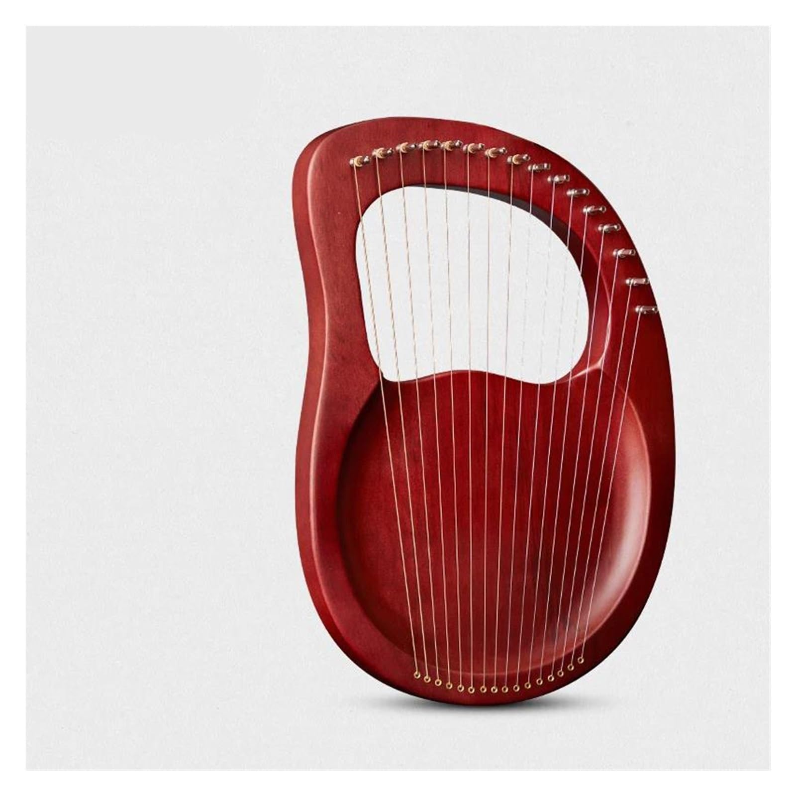 harfe instrument Lyra Harfe 10/16 Saiten Finger Klavier Mahagoni Musical Instrument Harfe Mit Stimmschlüssel Ersatz Saiten Für Anfänger(16 Red)