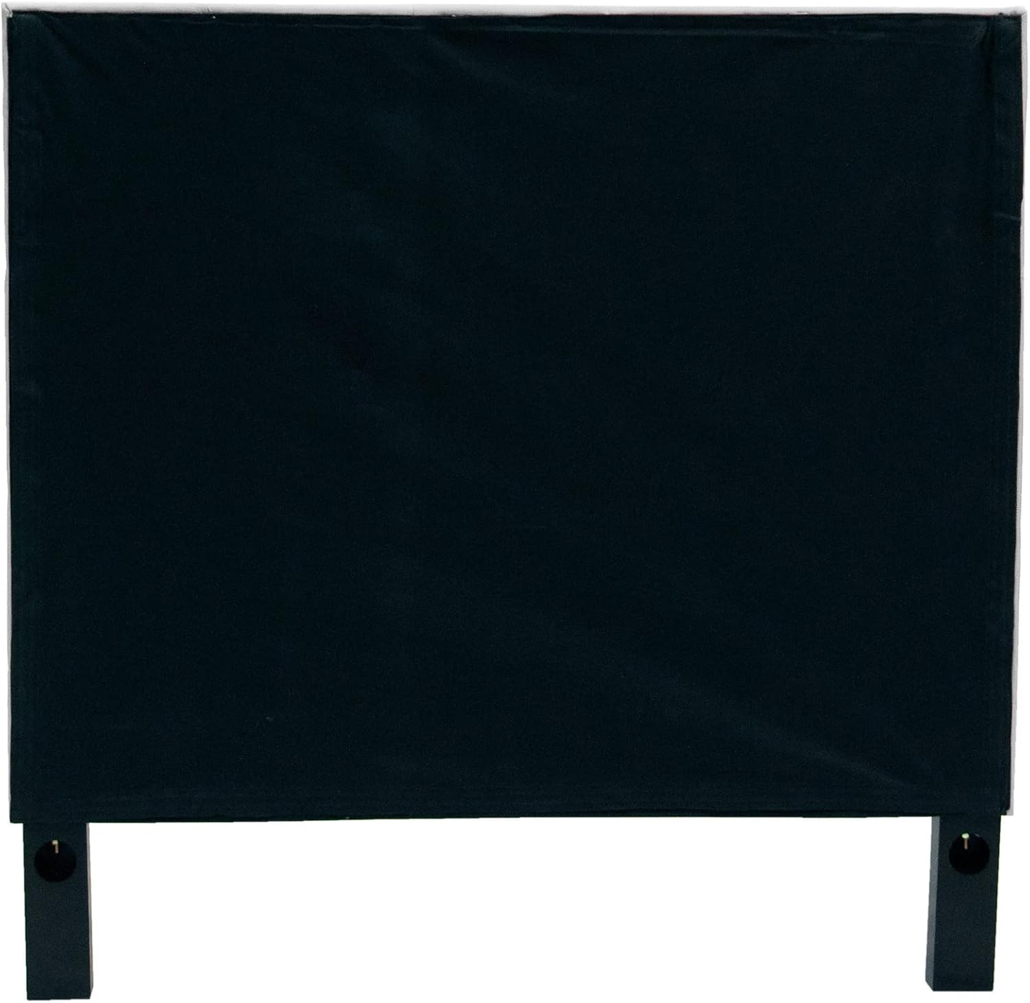 Poundex PU Upholstered Platform Bed, Twin, White