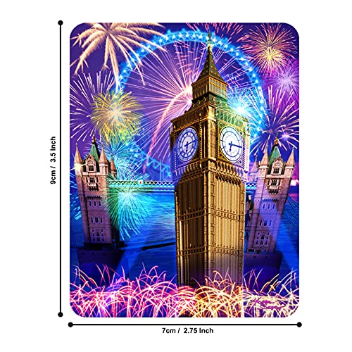 Imán decorativo 3D LiveLife London Eye y Big Ben miniatura 2