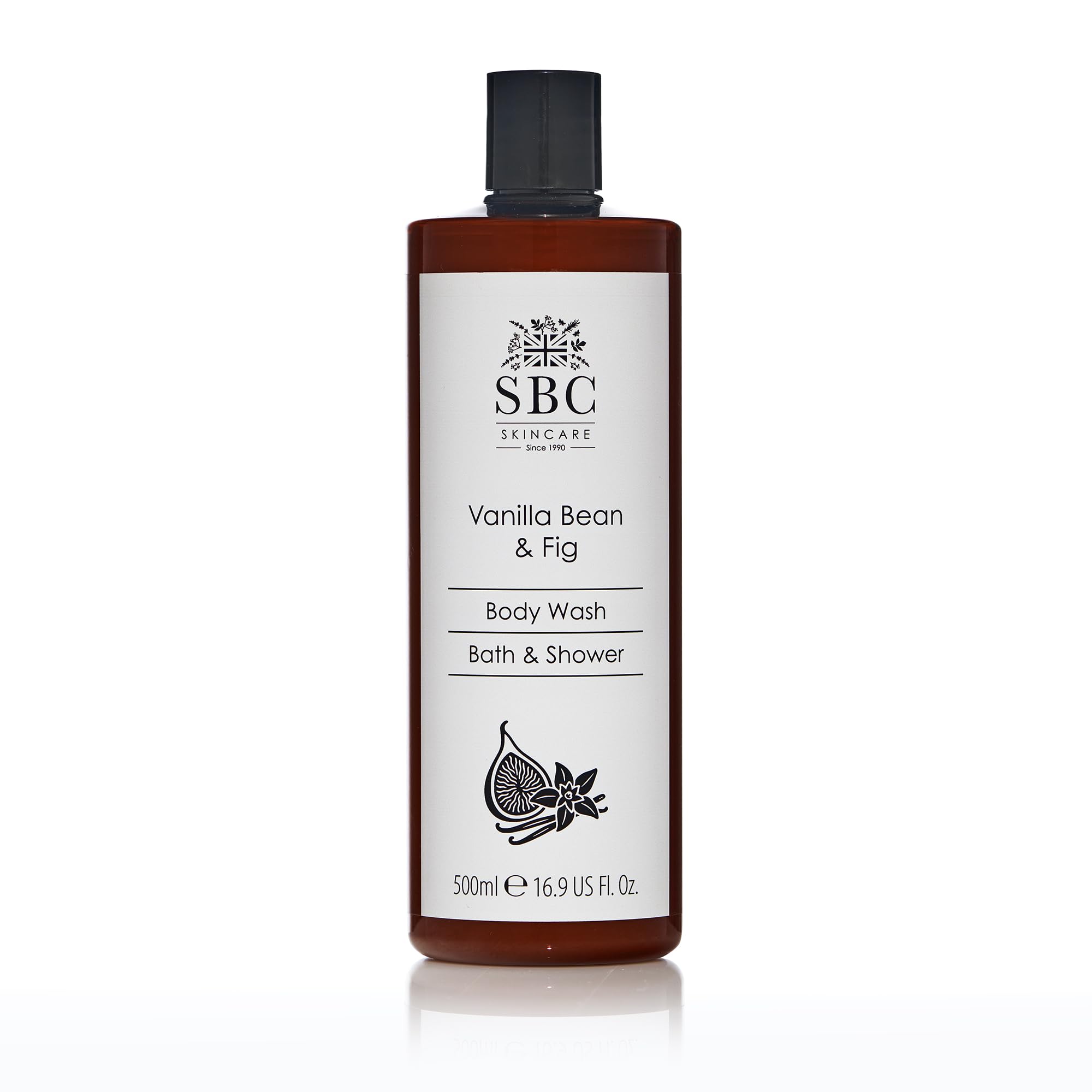 SBC Body Wash Bath & Shower Gel Vanilla Bean And Fig  Vitamins Cranberry 500ml