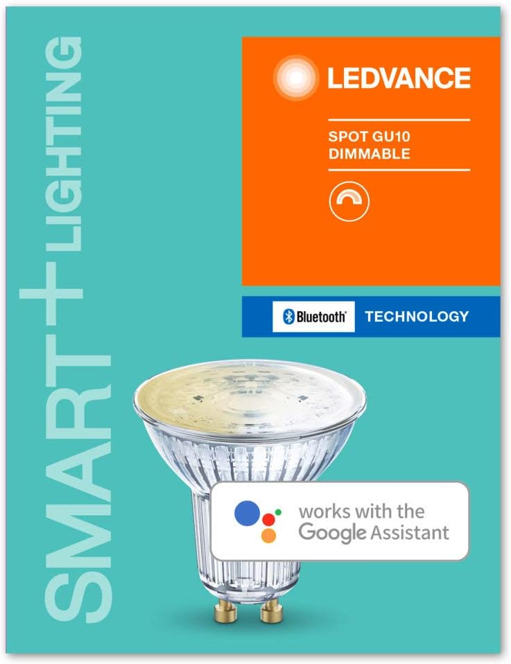 LEDVANCE Smart Led Reflector Lamp with Bluetooth, Gu10, Warm White (2700 k), Dimmable, Replaces Incandescent Lamps with 40 W - Image 3