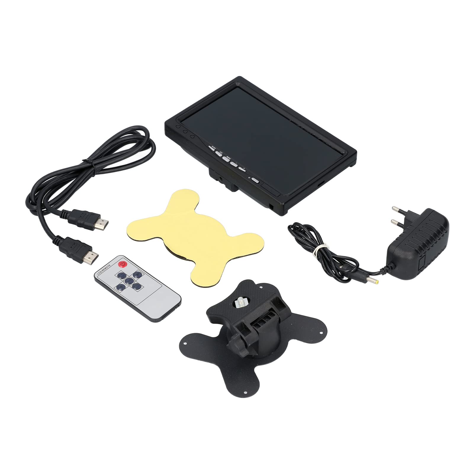 Kamera Cofania, 7-calowy Wodoodporny Wyświetlacz Cofania HD Night Vision Samochodowa Kamera Cofania z Monitorem LCD do Przyczepy Ciężarówki, Wtyczka EU 100-240V