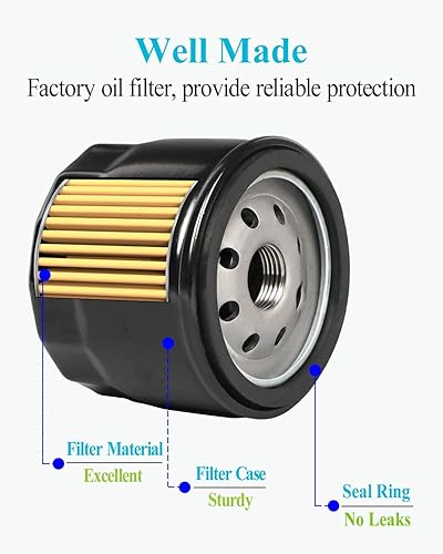 Miniatura 5 de Paquete de 4 filtros de aceite 12 050 01-S - Filtro de aceite profesional de fábrica para Kohler Engine Troy Bilt Bronco 12 050 01 1205001-S 12 050