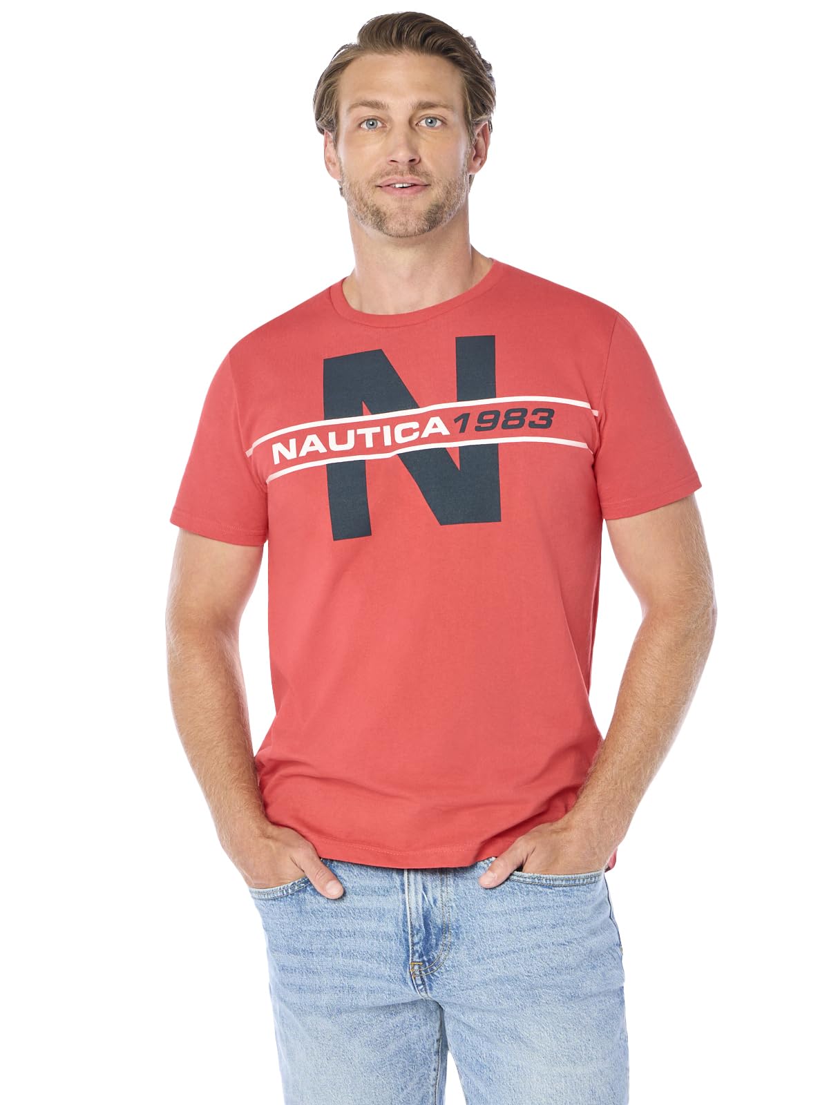 Men's Short Sleeve 100% Cotton Nautical Series Graphic Tee