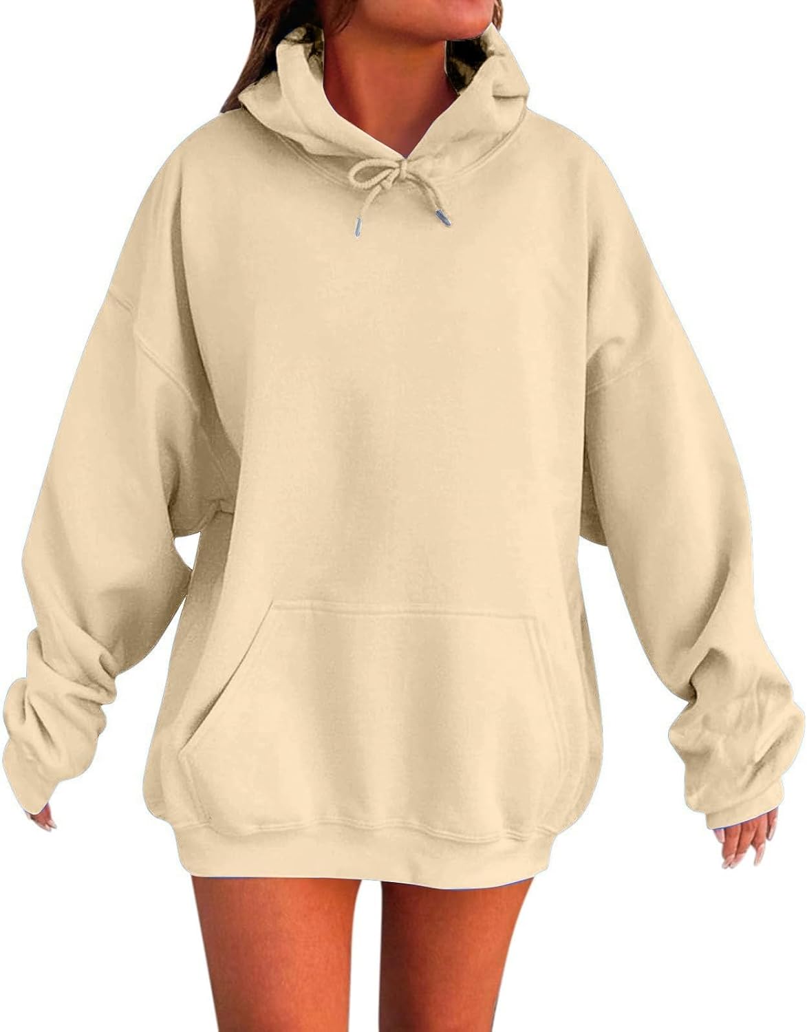 Womens Hoodies Oversized Sweatshirt Pullover Fleece Sweaters Long Sleeve Winter Fall Outfits Fashion Y2k Cute Clothes