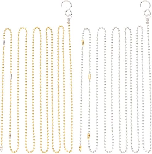 GOMAKERER 4 cadenas de altura de red de voleibol, 2 colores, cadenas de altura neta, cadenas de medición, equipo de árbitro de voleibol para